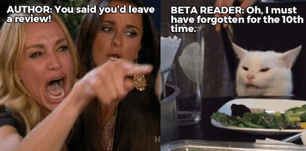 Authors asking for reviews from Beta Readers