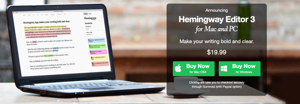 Hemingway Editor 3